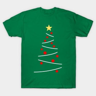 Minimal Christmas Tree T-Shirt